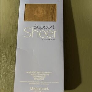 Motherhood Maternity Sheer Support Pantyhose - Brown
